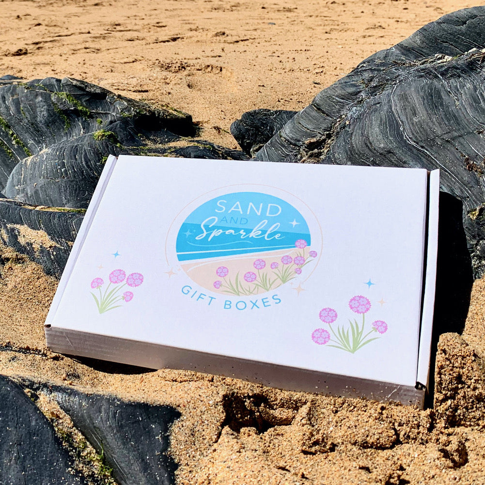 Letterbox gifts from Sand and Sparkle - Devon gifts, Cornish gifts, beach themed gifts